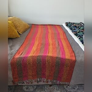 100% Cashmere Shawl Wrap Scarf Handmade